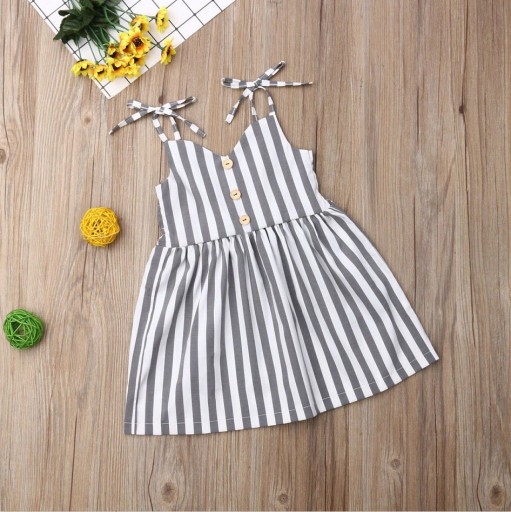 Robes à rayures pour filles
