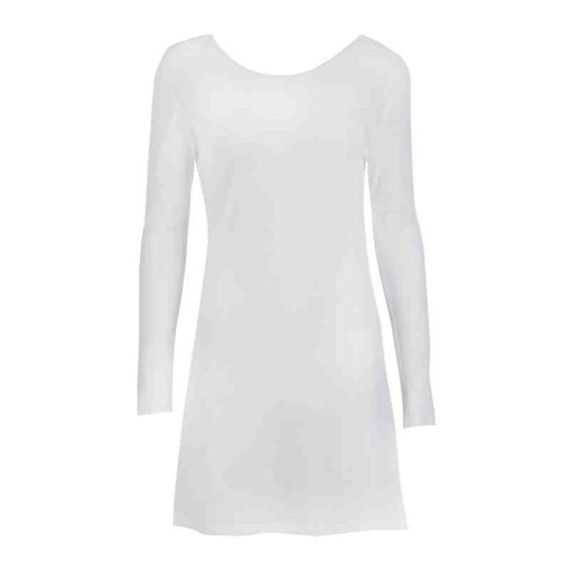 Robes blanches pour femmes avec le dos dénudé