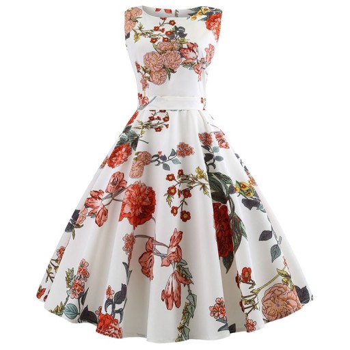Robes d'été avec jupe évasée