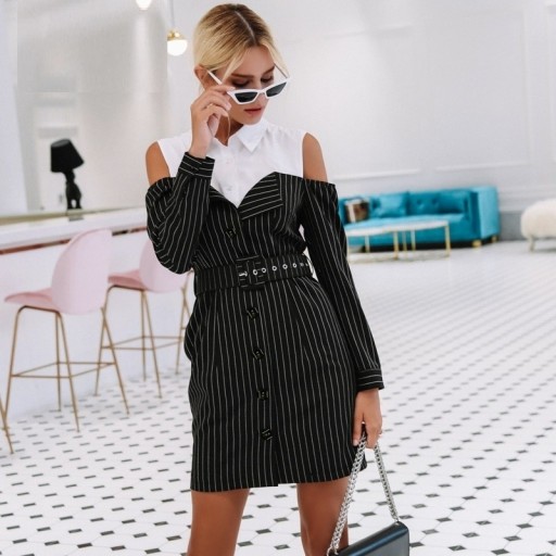 Robes élégantes avec fausse chemise