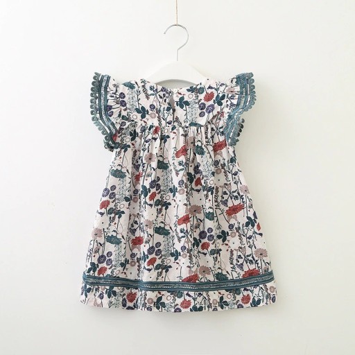 Robes fleuries pour filles N72