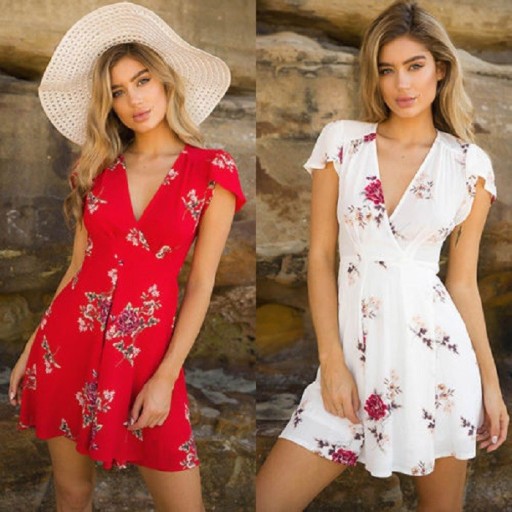 Robes fleuries romantiques