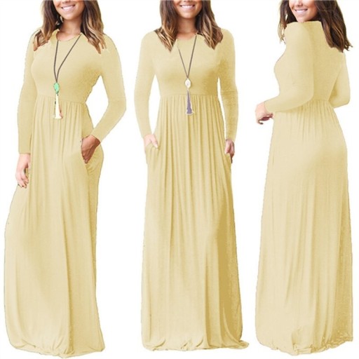 Robes longues à manches
