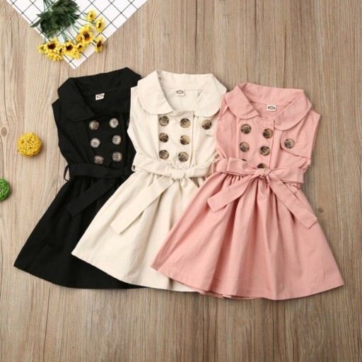 Robes pour filles avec ceinture