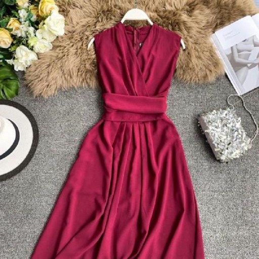 Robes unies sans manches