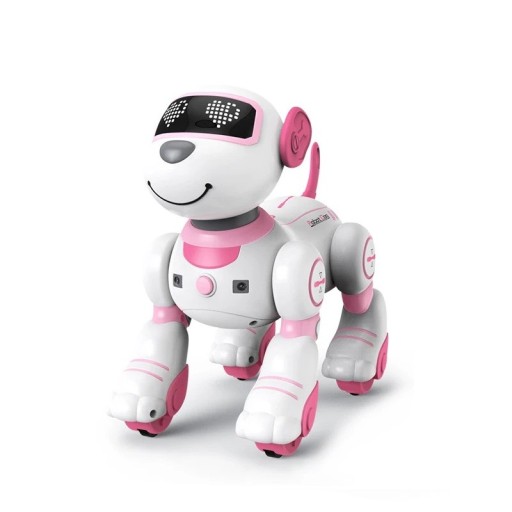 Robotický pes na dálkové ovládání interaktivní RC hračka LED oči zpívá tančí a chodí sledování pohybu ABS pro děti dárek k narozeninám