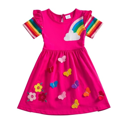 Rochia colorată a fetei N80