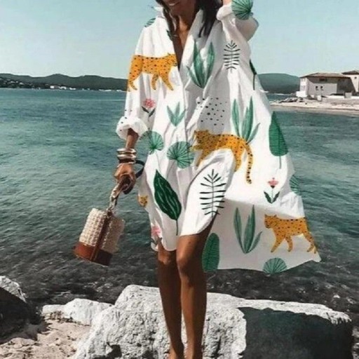Rochie de cămașă pentru femei P1223