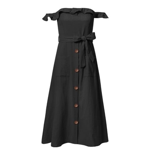 Rochie de damă cu bretele căzute