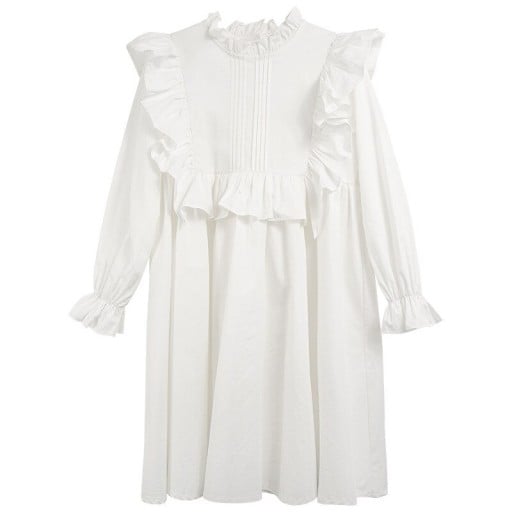 Rochie de fată cu mâneci lungi N117