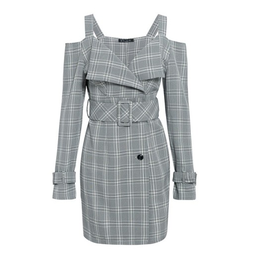 Rochie de toamnă cu mâneci lungi