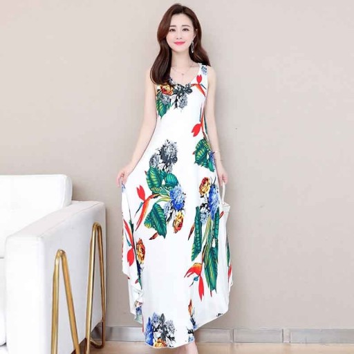 Rochie de vară cu imprimeu în dimensiuni supradimensionate