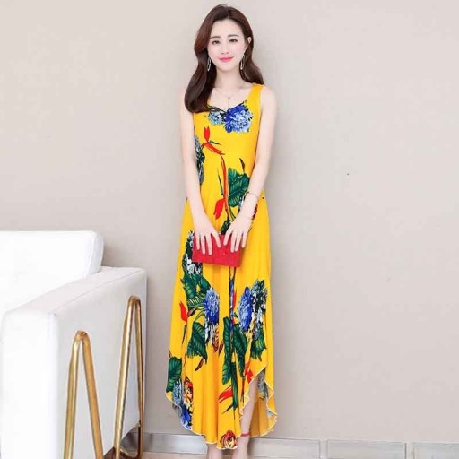 Rochie de vară cu imprimeu în dimensiuni supradimensionate