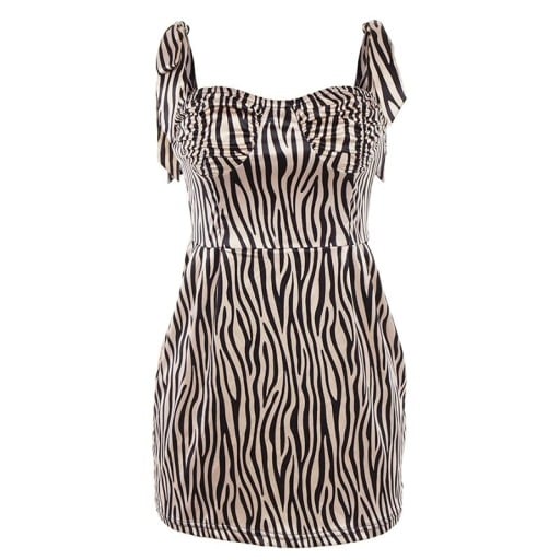 Rochie de vara cu model zebra