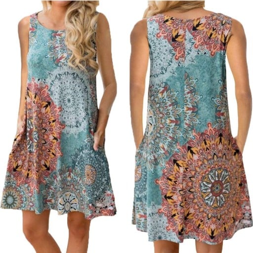 Rochie fără mâneci A2505