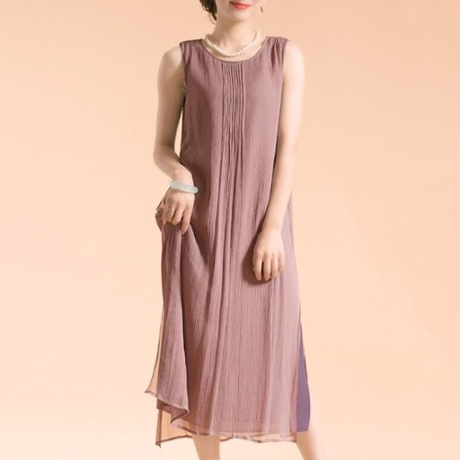 Rochie fără mâneci pentru femei A2506