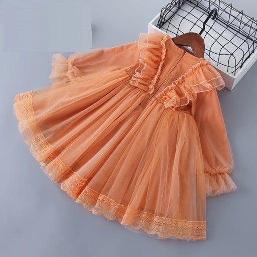 Rochie fetita cu volane N342