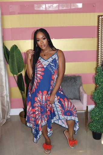 Rochie maxi de vară pentru femei P746