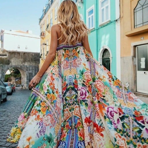 Rochie maxi de vară pentru femei P960