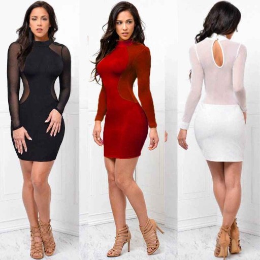 Rochie mini translucida sexy