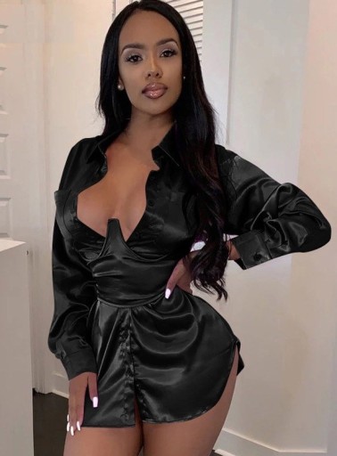 Rochie mini tricou strălucitoare