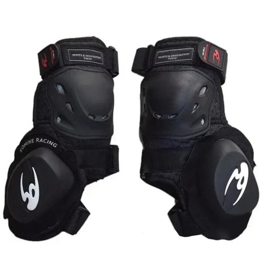 Rodilleras plegables para motocicleta, anticaídas, de plástico, para carreras de carretera, equipo profesional a prueba de golpes para hombres.
