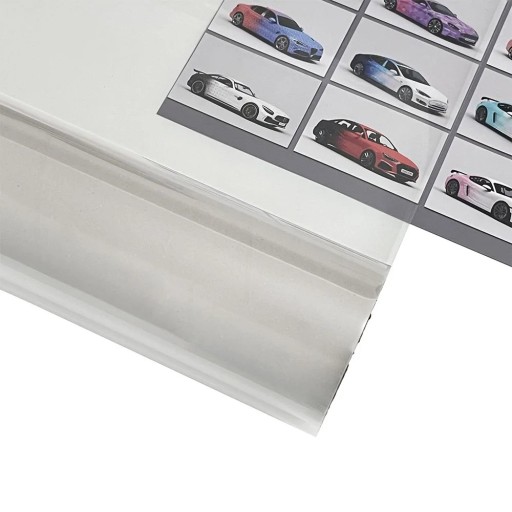Rökfolie 30×120 cm 1 rulle Vinylfolie för strålkastare Bilar Motorcyklar Självhäftande ljusbehandling Mattsvart Ljussvart Transparent vit