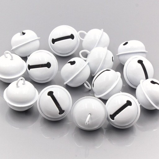 Rolhinhas metálicas de 2,2 cm para criação e decorações 20 pcs Superfície brilhante com rebordo à volta Argola para fácil passagem
