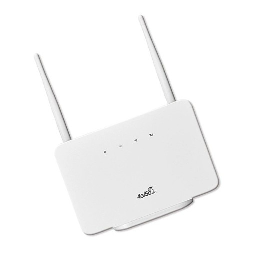 Roteador WiFi 4G LTE 300 Mb/s CPE106-E ABS branco modem doméstico com suporte a SIM adaptador UE 145×95×45 mm para partilha de internet móvel