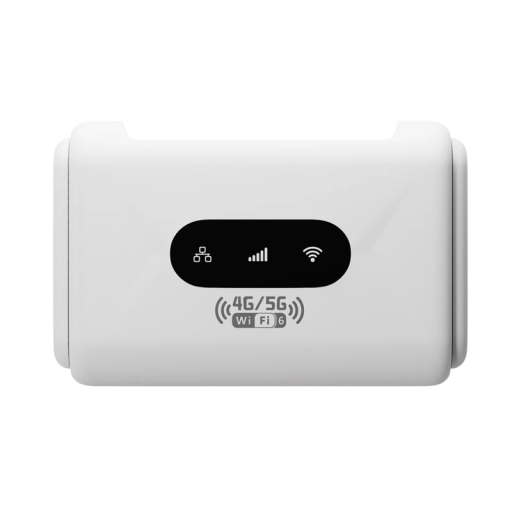 Roteador WiFi 4G LTE WiFi6 300 Mb/s modem 2,4 GHz com cartão SIM 2 antenas externas roteador portátil branco para internet em casa e em viagem