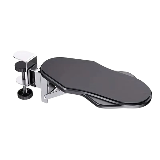 Roterande och fällbara ergonomiska armstöd 31 x 14,5 cm Horisontell och vertikal rotation Komfort utan borrning