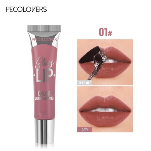 Rouge à lèvres mat waterproof à démaquiller Résistant aux bavures Couleur intense Effet velouté Fini lisse 14 ml