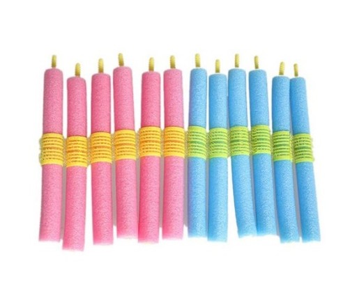 Rouleaux en mousse pour cheveux - 12 pcs