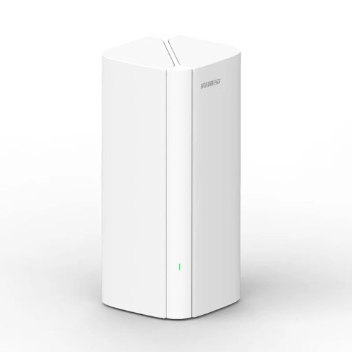 Router Wi-Fi bianco per grandi case Rete wireless ad alta velocità Copertura dell'intera abitazione senza interruzioni
