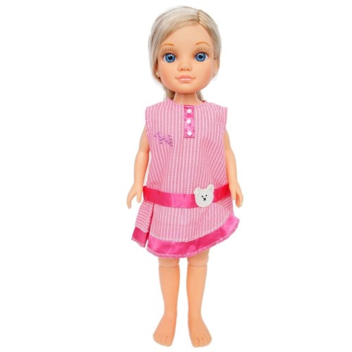 Różowa sukienka dla lalki A420