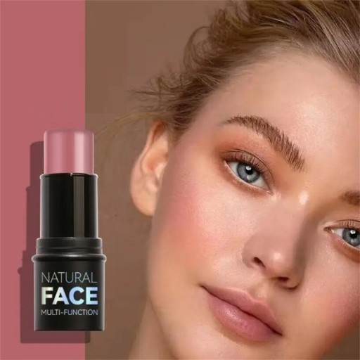 Rozświetlacz w sztyfcie Gloss Róż w sztyfcie Contour Stick Rozświetlacz w sztyfcie Rozświetlacz do policzków Bronzer Naturalny rozświetlający krem rozjaśniający do twarzy