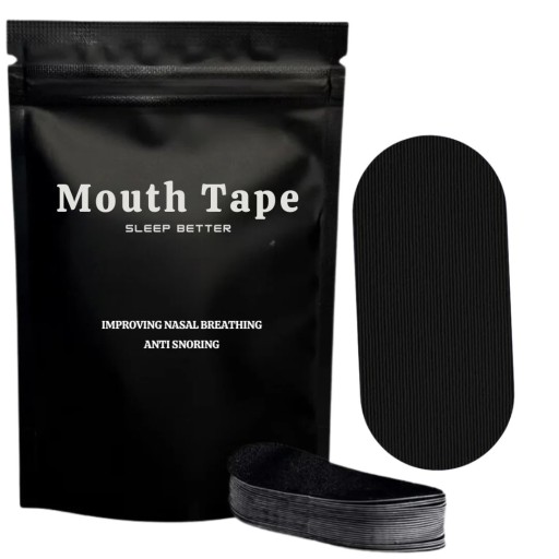 Ruban adhésif respirant pour la bouche contre le ronflement 60 pcs Respiration nasale Amélioration du sommeil Réduction de la sécheresse buccale Ruban adhésif de nuit