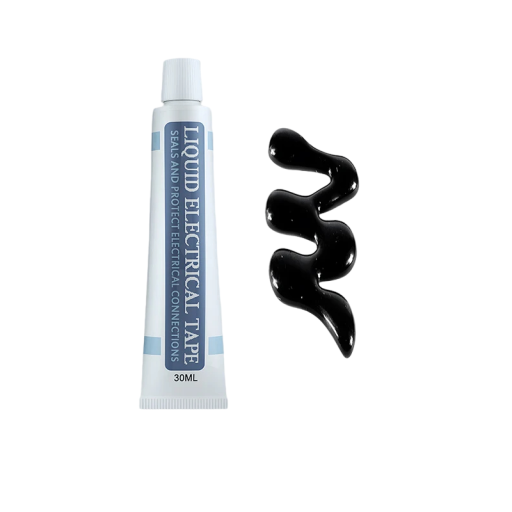 Ruban isolant liquide noir 30 ml Ruban liquide pour l'isolation des conducteurs et câbles électriques
