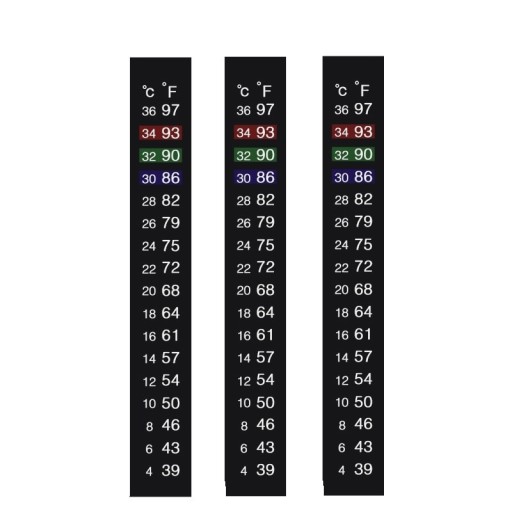Ruban thermomètre pour bouteille 3 pcs