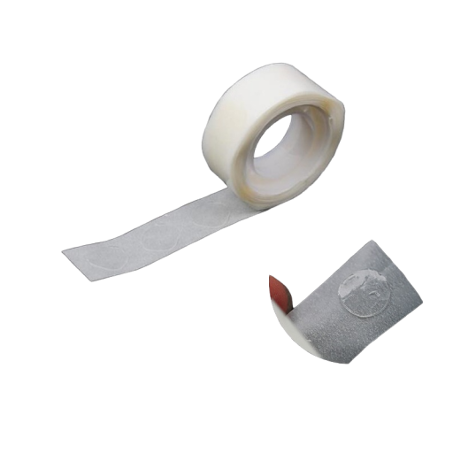 Ruedas autoadhesivas transparentes 12 mm 100 uds
