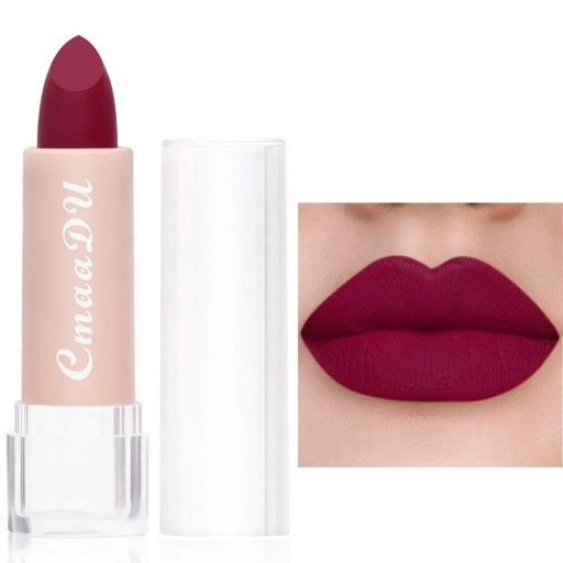 Ruj mat cu efect rezistent la apa de lunga durata Machiaj pentru buze Cosmetice rezistente la apa
