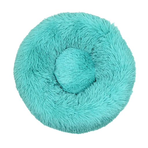Rund pelset seng til hunde og katte 50 cm