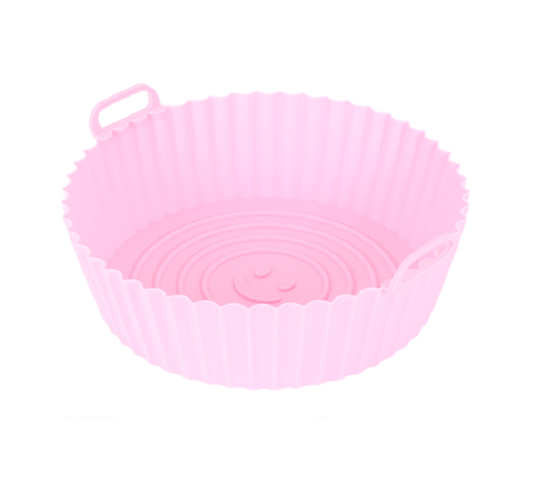 Runde Silikonform für Heißluftfritteuse 22 cm
