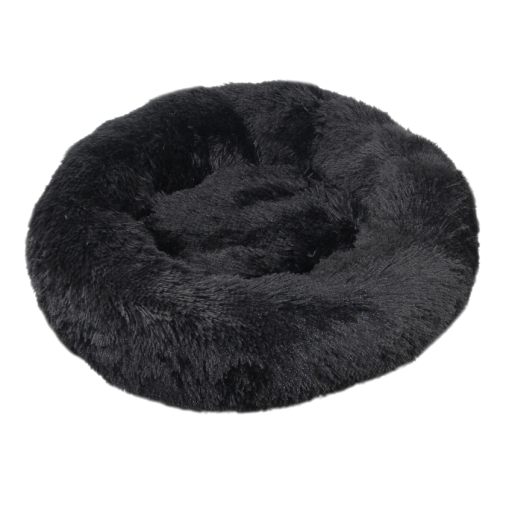 Rundes Fellbett für Hunde und Katzen 80 cm