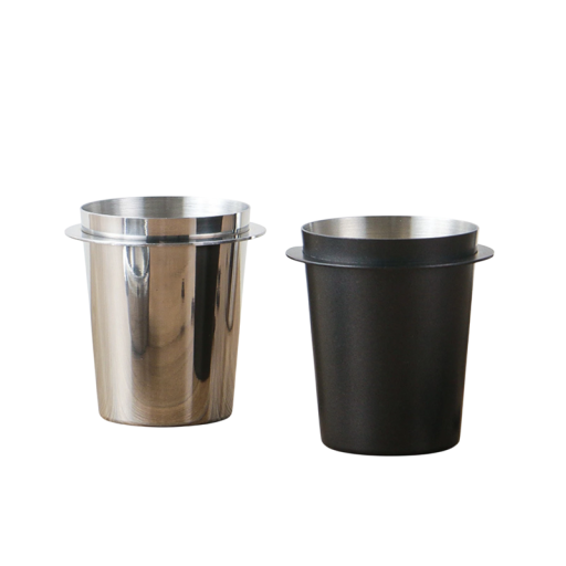 Ruostumattomasta teräksestä valmistettu annostelukuppi espresso-kahvinkeittimelle 58 mm Ammattimainen barista-varuste tarkkaan kahvin