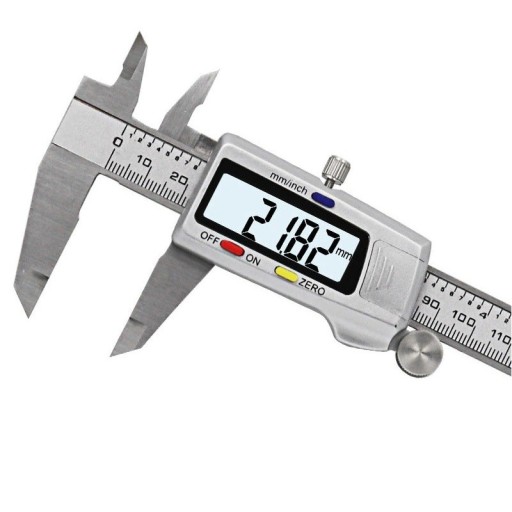 Ruostumattomasta teräksestä valmistettu paksuusmittari 150 mm