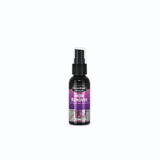 Rustfjerner i spray 50 ml reaktiv rengøringsformel lilla indikation til metaloverflader på hjul, karosseri og bilruder
