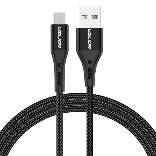 Rychlonabíjecí kabel USB A na Micro USB 1 m 3A opletený nylonový kabel pro telefon rychlé nabíjení 5V 5A