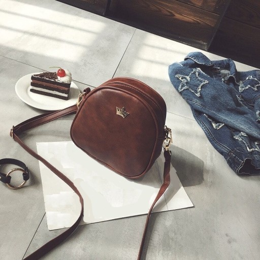 Sac à bandoulière pour femme avec couronne