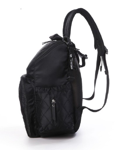 Sac à dos à langer matelassé